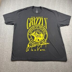 Grizzly Griptape The Great Grizzly Outdoor Exploration Graphic T-Shirt Black 3XL